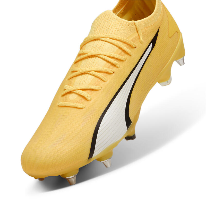 Botas de fútbol ULTRA ULTIMATE MxSG Hombre PUMA Yellow Blaze White Black