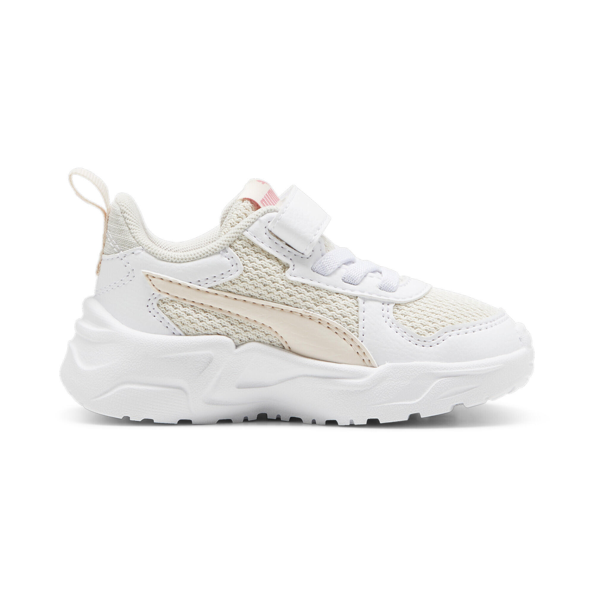 Sneaker Trinity Lite da neonati PUMA Sugared Almond Rosebay White Beige Pink 5/6