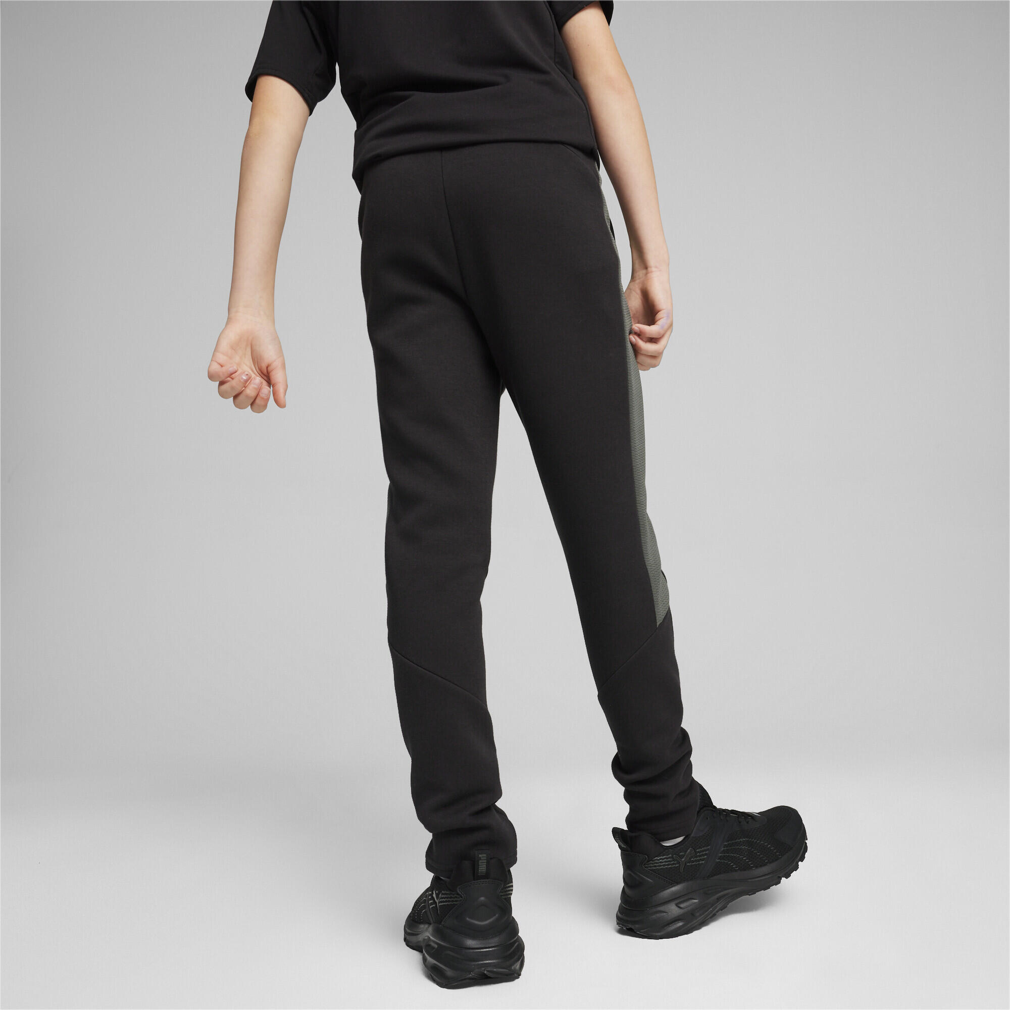 Pantaloni della tuta EVOSTRIPE da ragazzi PUMA Black 3/5
