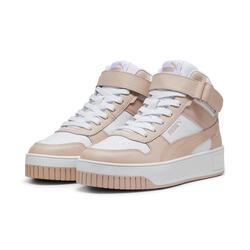 Carina Street halfhoge sneakers voor dames PUMA White Rose Quartz Pink