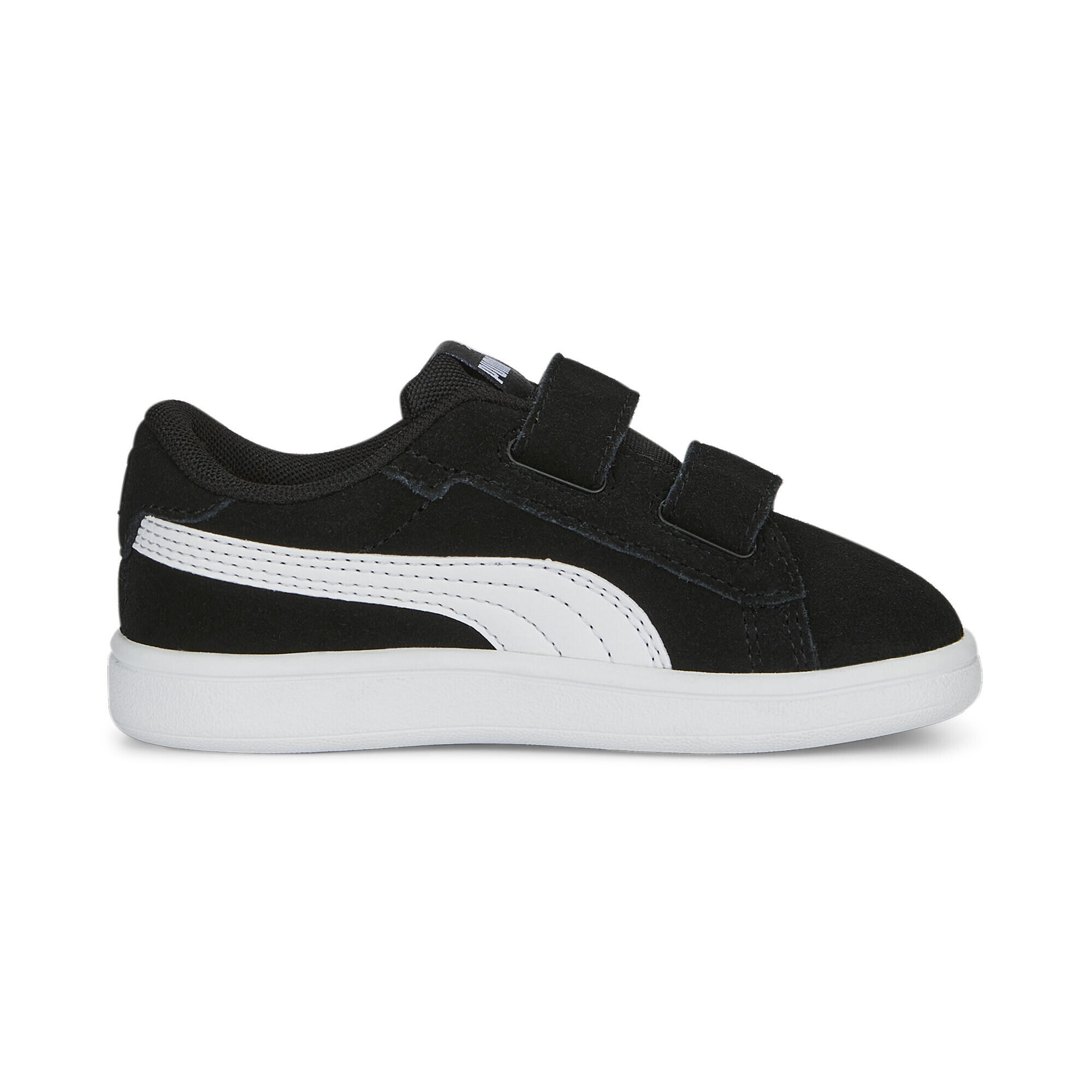 Smash 3.0 Suede Sneakers Kinder PUMA Black White 5/15
