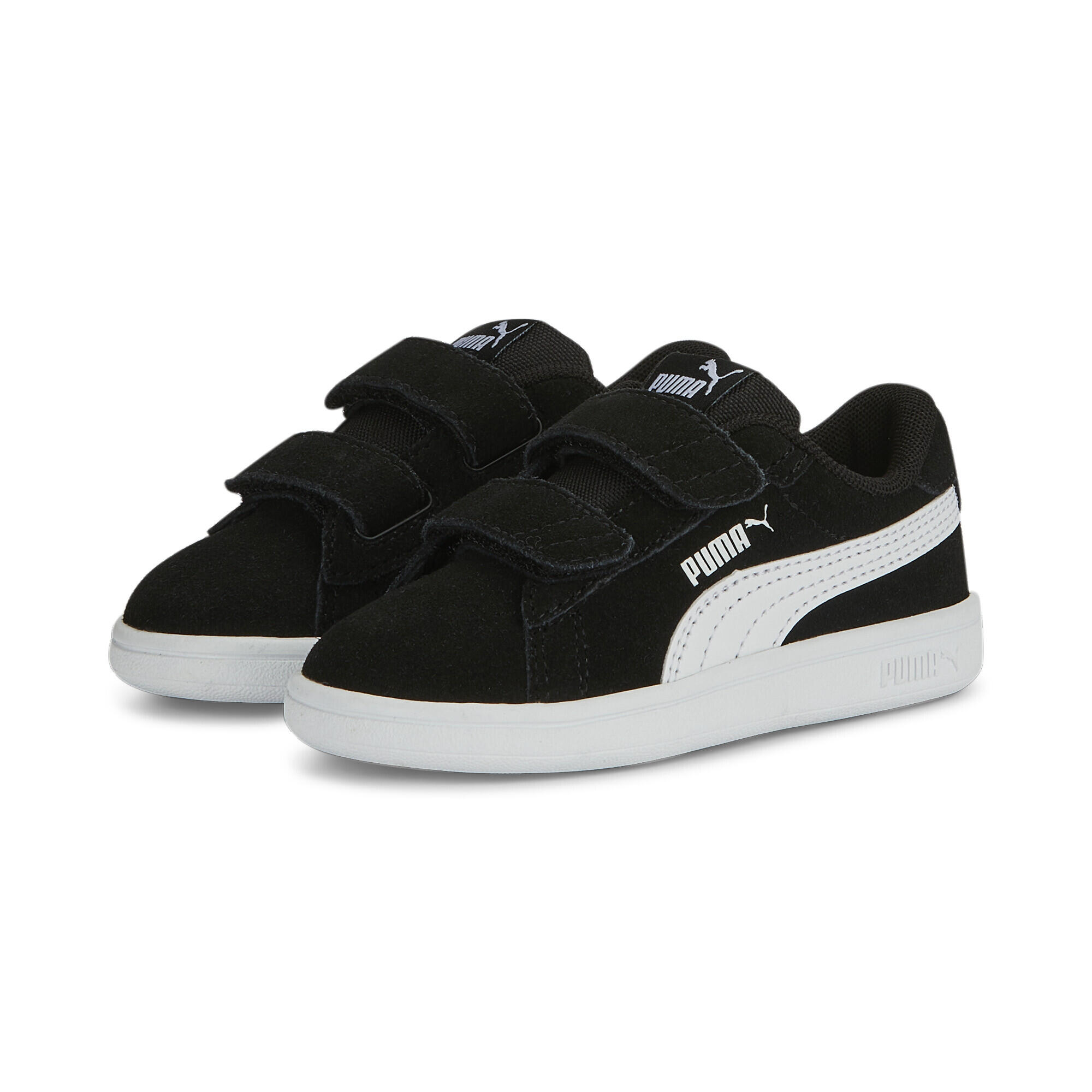 Puma - Baskets En Suède Smash 3.0 Bébé Puma Black White - Baskets - Blanc|noir - Decathlon
