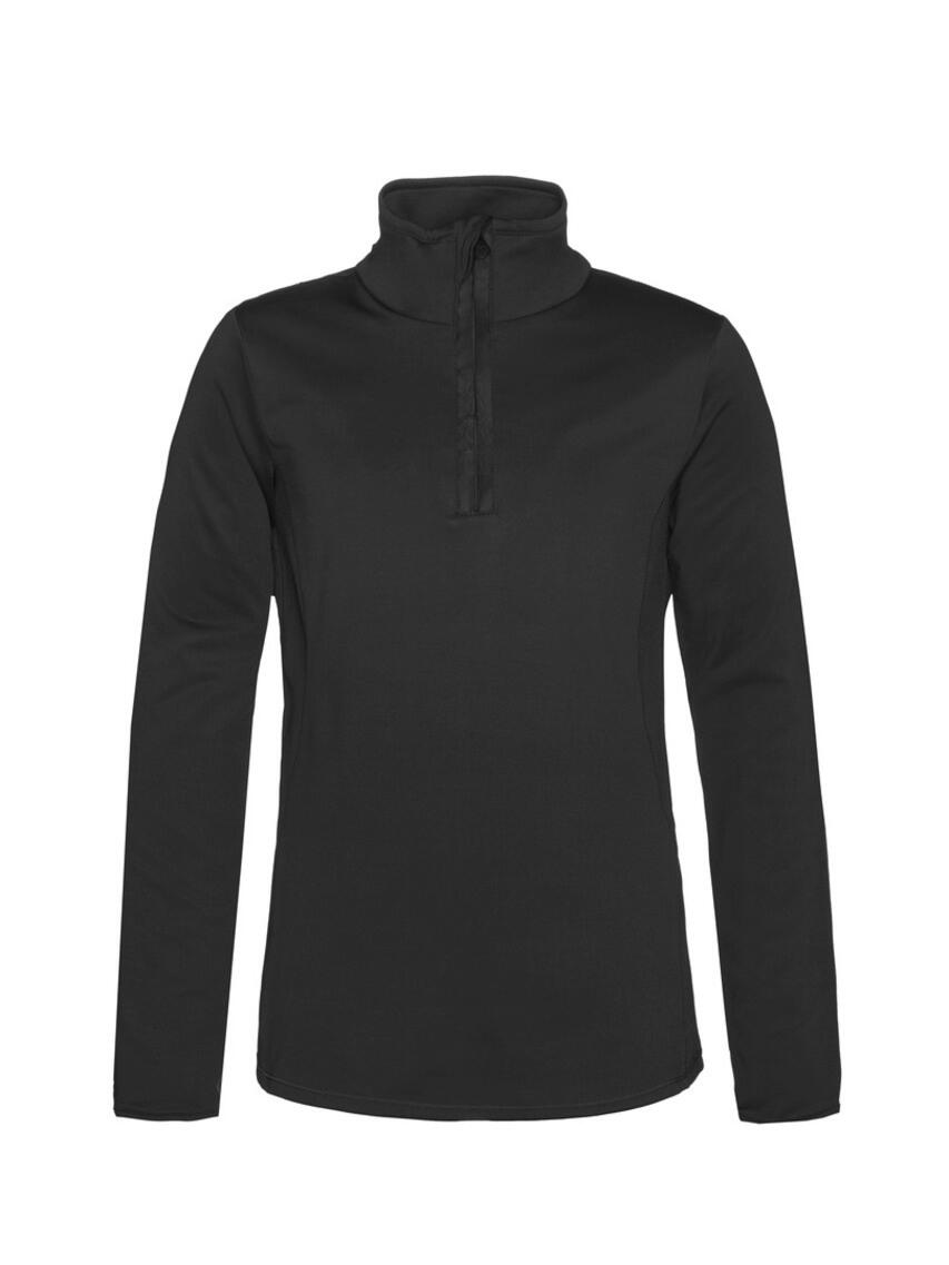 PROTEST G Fabrizoy Jr 1/4 zip top - Trui - 290 true black - meisjes - Pisteskiën