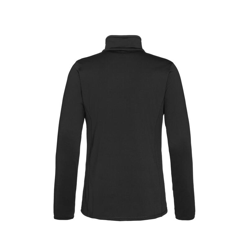 G Fabrizoy Jr 1/4 zip top - Trui - 290 true black - meisjes - Pisteskiën