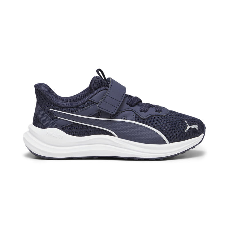 Dětské běžecké boty Reflect Lite PUMA Navy White Silver Blue Metallic