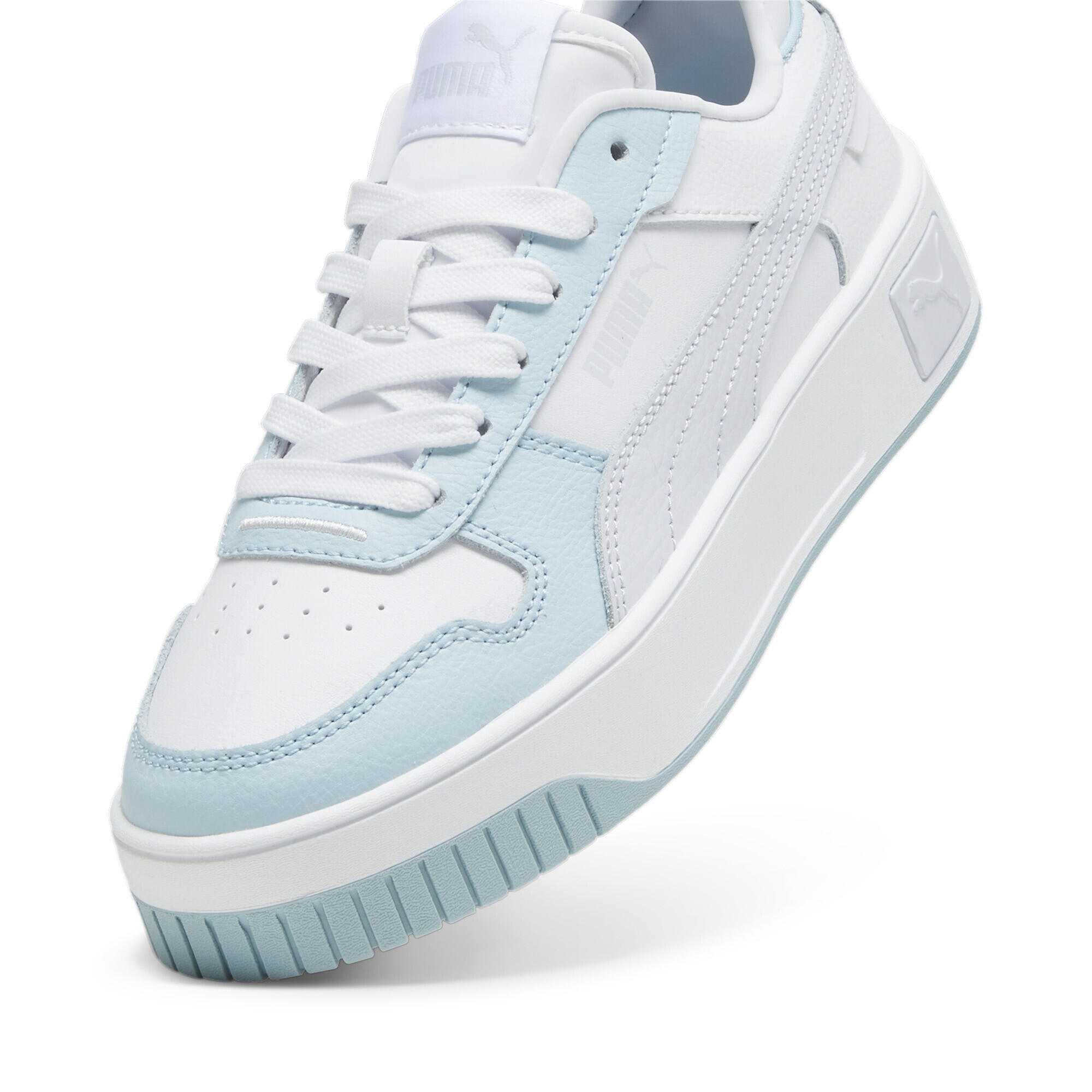 Zapatillas Niños Carina Street PUMA White Silver Mist Gray 6/7