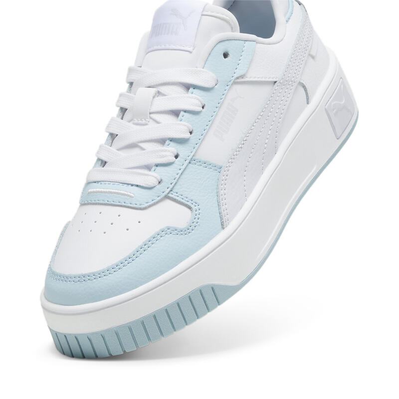 Baskets Carina Street Enfant et Adolescent PUMA White Silver Mist Gray