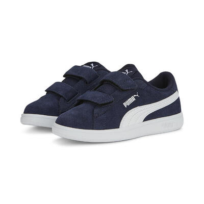 Zapatillas Niños Smash 3.0 Suede PUMA Navy White Blue