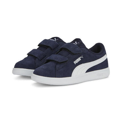 Zapatillas Niños Smash 3.0 Suede PUMA Navy White Blue
