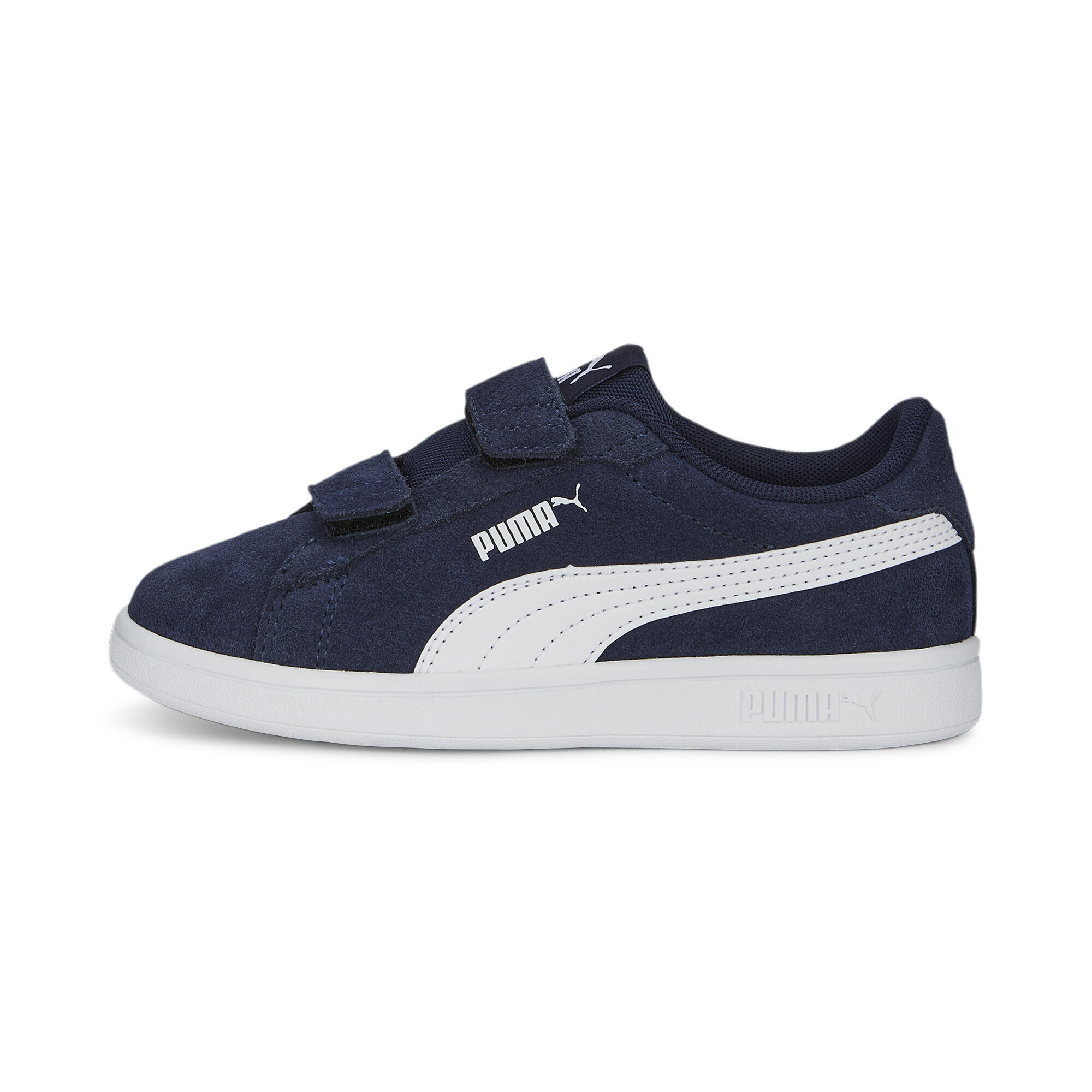Zapatillas Niños Smash 3.0 Suede PUMA Navy White Blue 3/7