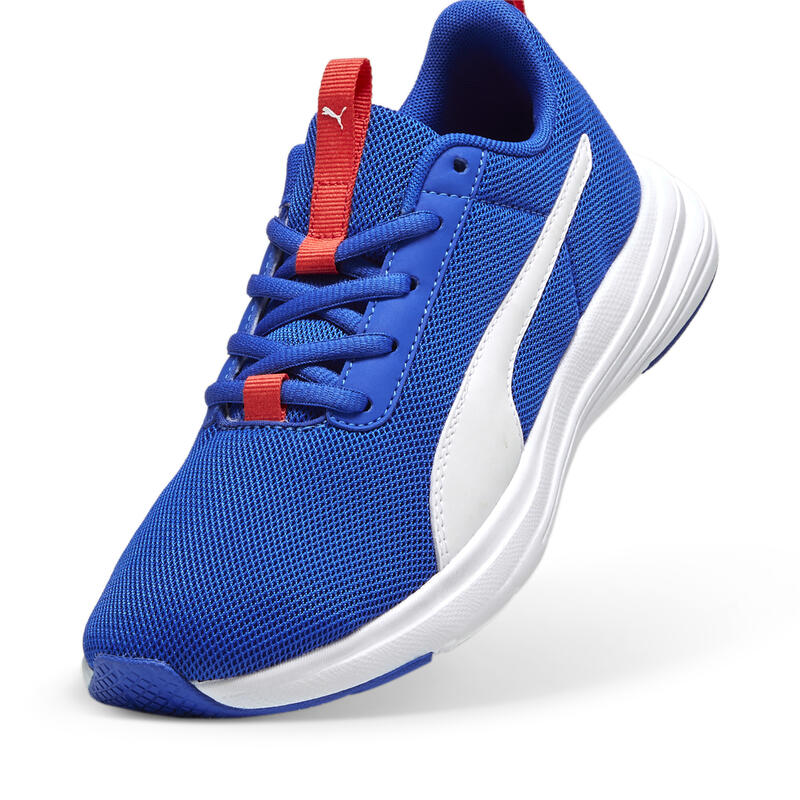 Baskets PUMA Rickie Runner Enfant et Adolescent PUMA Team Royal White Blue