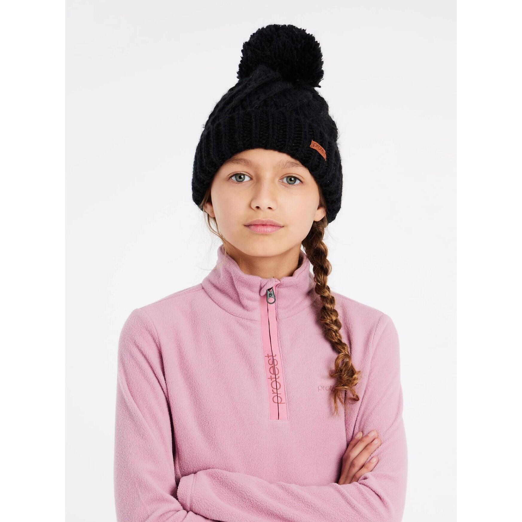 Girls Mutey Jr 1_4 Zip top 2024 Trui 873_cameo_pink kids