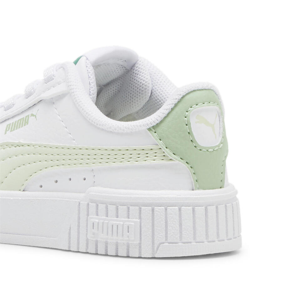 Niemowlęce sneakersy Carina 2.0 AC PUMA White Green Illusion Pure