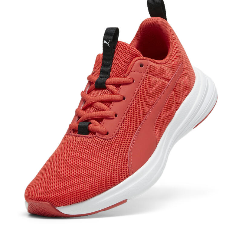 Baskets PUMA Rickie Runner Enfant et Adolescent PUMA Active Red White