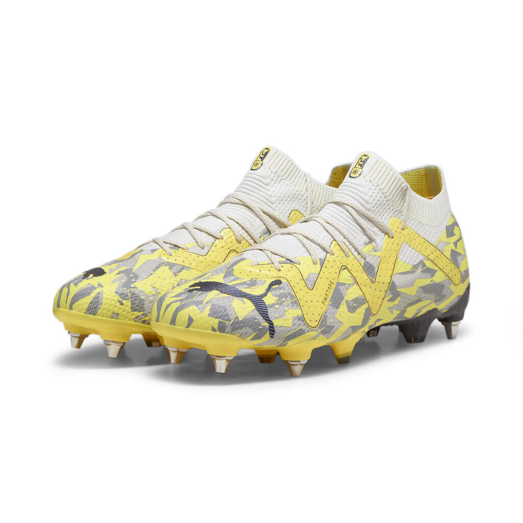 Puma Future Ultimate MxSG Mens Yellow/Grey Football Boots