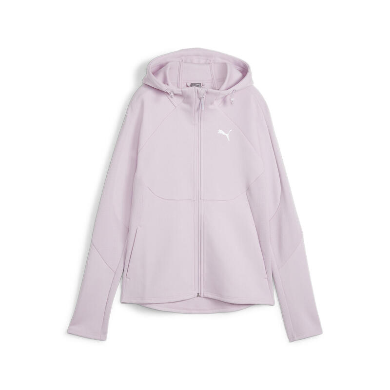 EVOSTRIPE hoodie met rits voor dames PUMA Grape Mist Purple