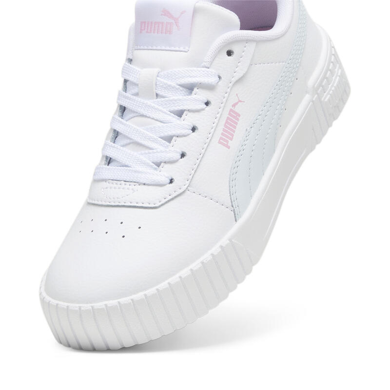 Sneakers Carina 2.0 da ragazza PUMA White Green Illusion Pure