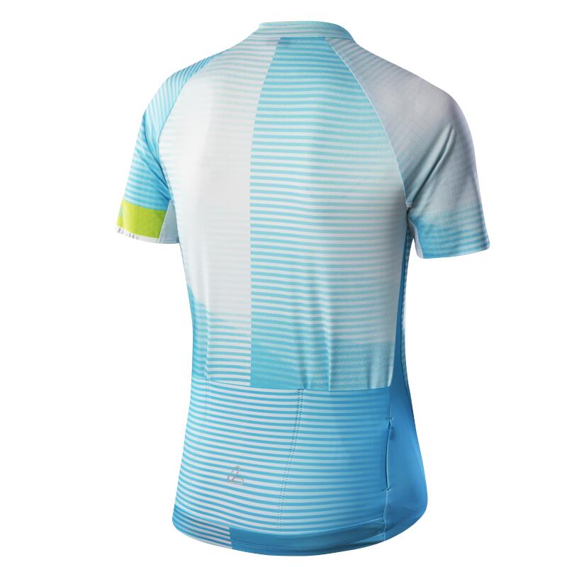 Wielrenshirt voor dames korte mouwen W Bike Jersey FZ Hotbond RF - Blauw