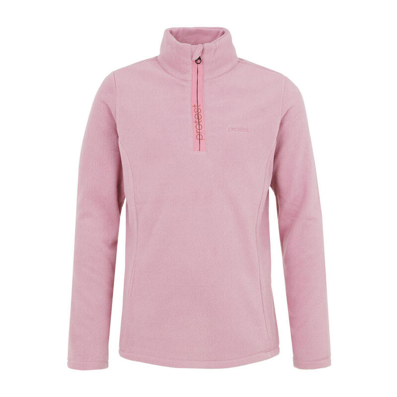 Girls Mutey Jr 1_4 Zip top 2024 - Trui - 873_cameo_pink - meisjes - Pisteskiën