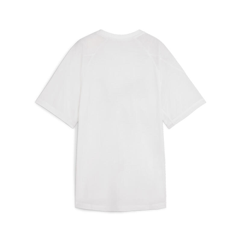 EVOSTRIPE Grafik-T-Shirt Damen PUMA White