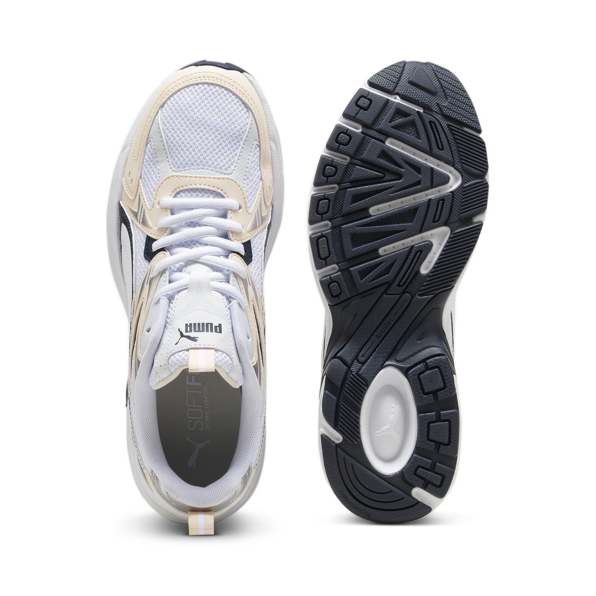 Milenio Tech sneakers PUMA White Rosebay Silver Club Navy Pink Metallic 4/6