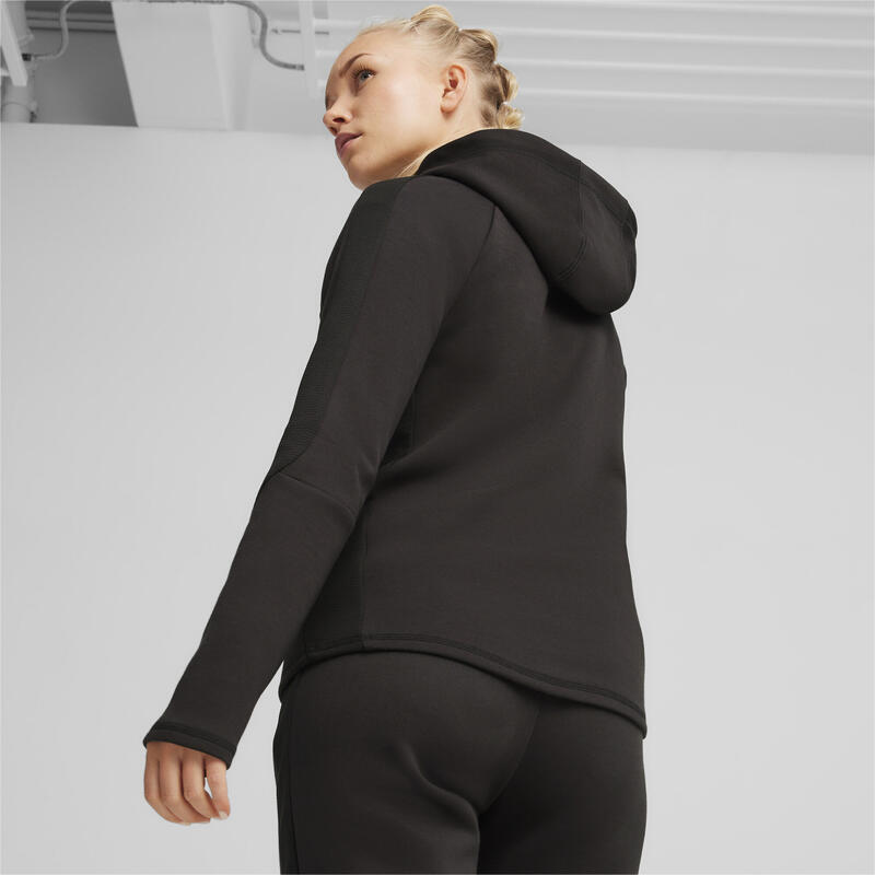 Sudadera con cremallera EVOSTRIPE Mujer PUMA Black