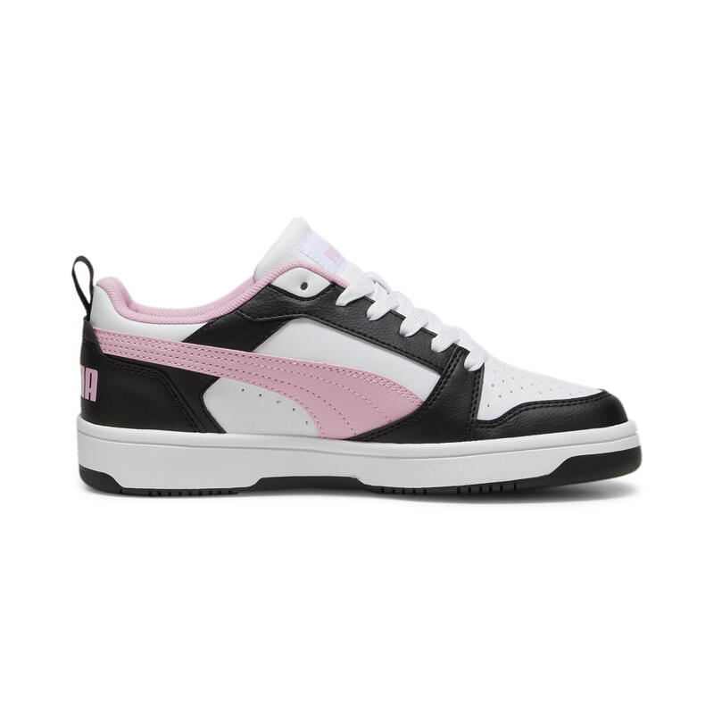 Rebound V6 Low Sneakers Erwachsene PUMA Black Pink Lilac White