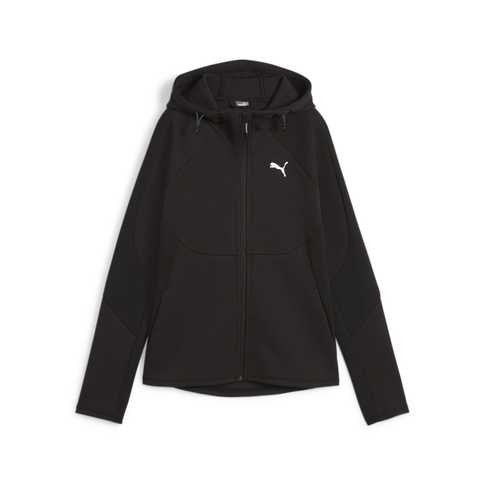 Puma - Veste Zippée À Capuche Evostripe Femme Puma Black - Pull - Noir - 40 M - Decathlon