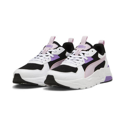 Zapatillas Trinity Lite Hombre PUMA Mineral Gray White Silver Mist Electric Lime