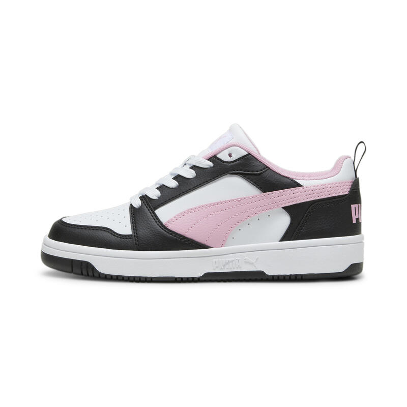 Rebound V6 Low Sneakers Erwachsene PUMA Black Pink Lilac White