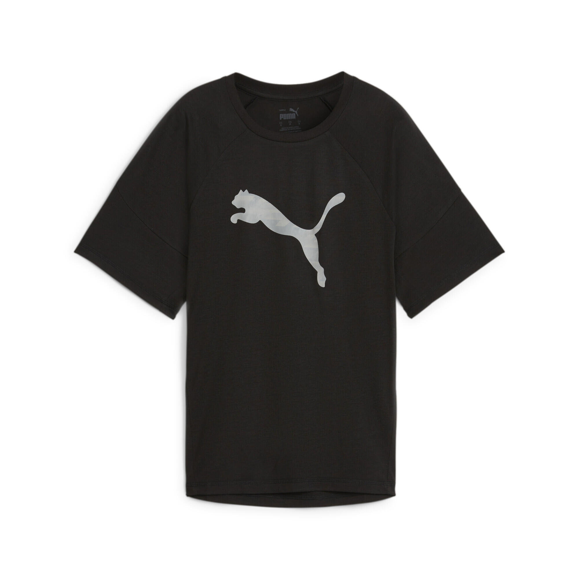 Damska koszulka z nadrukiem EVOSTRIPE PUMA Black