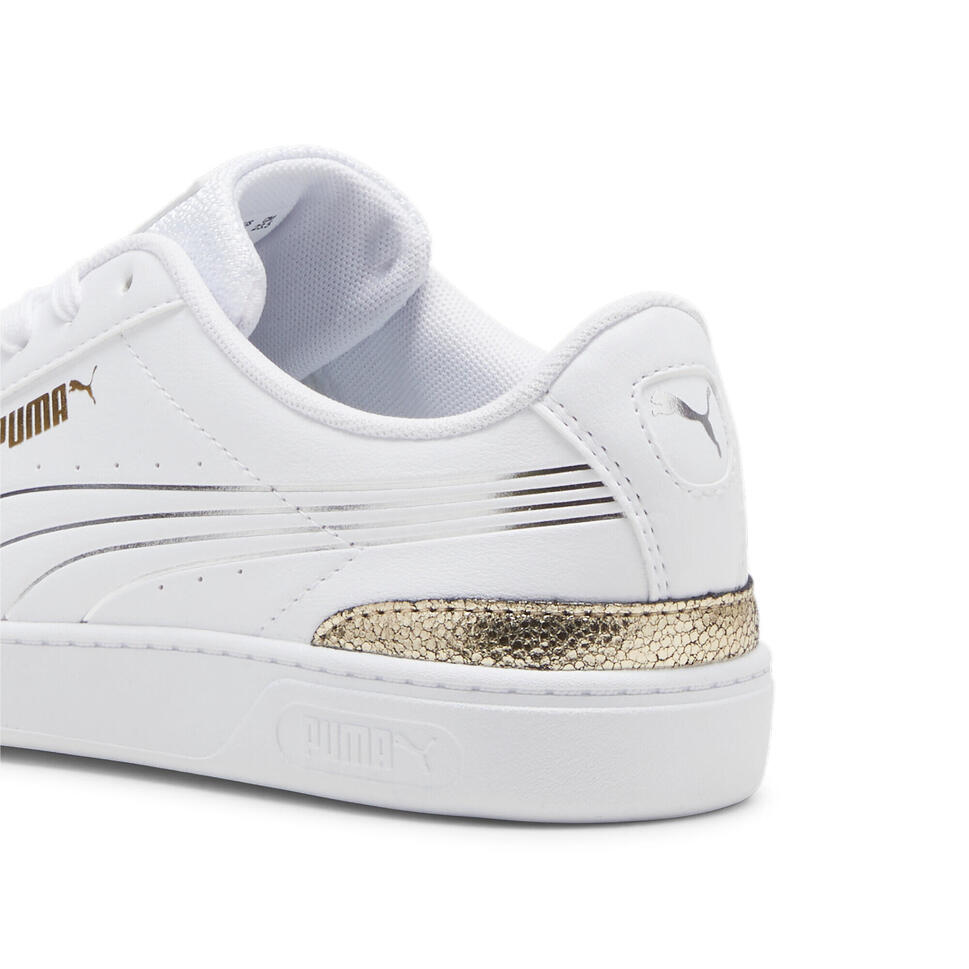 Sneakersy Vikky v3 Metallic Shine PUMA White Gold Silver Metallic