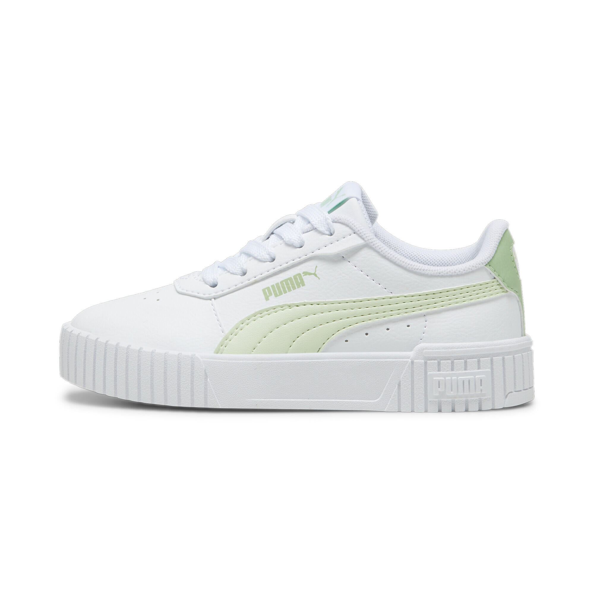 Carina 2.0 Sneakers Jugendliche PUMA White Green Illusion Pure 3/15