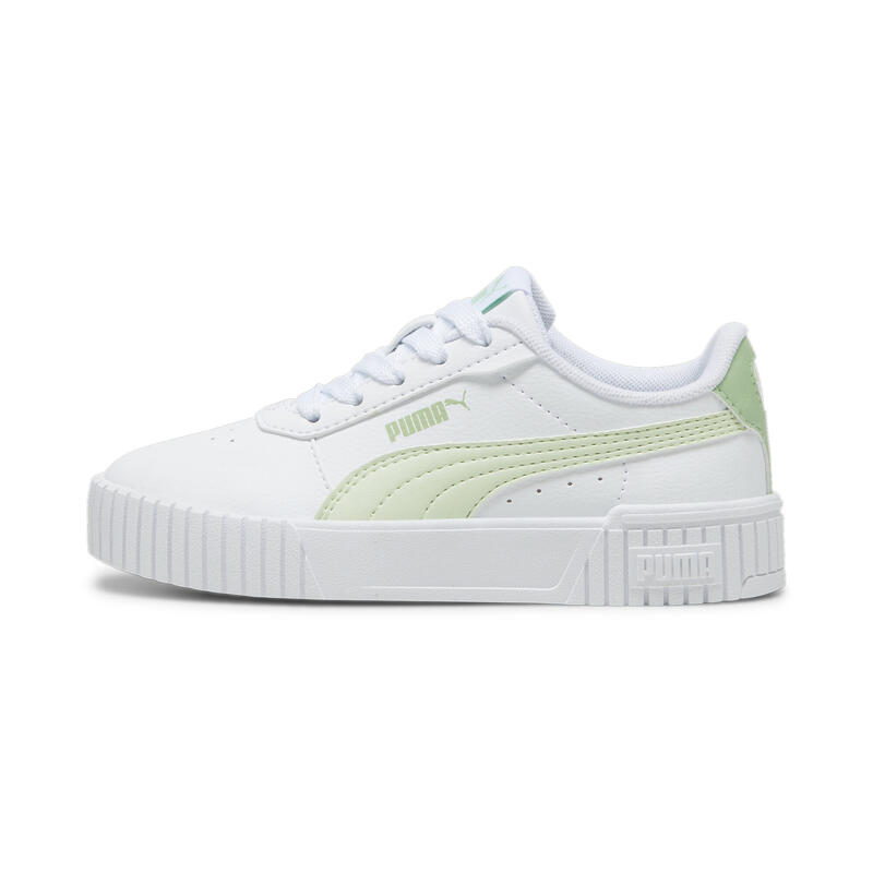 Dětské tenisky Carina 2.0 PUMA White Green Illusion Pure