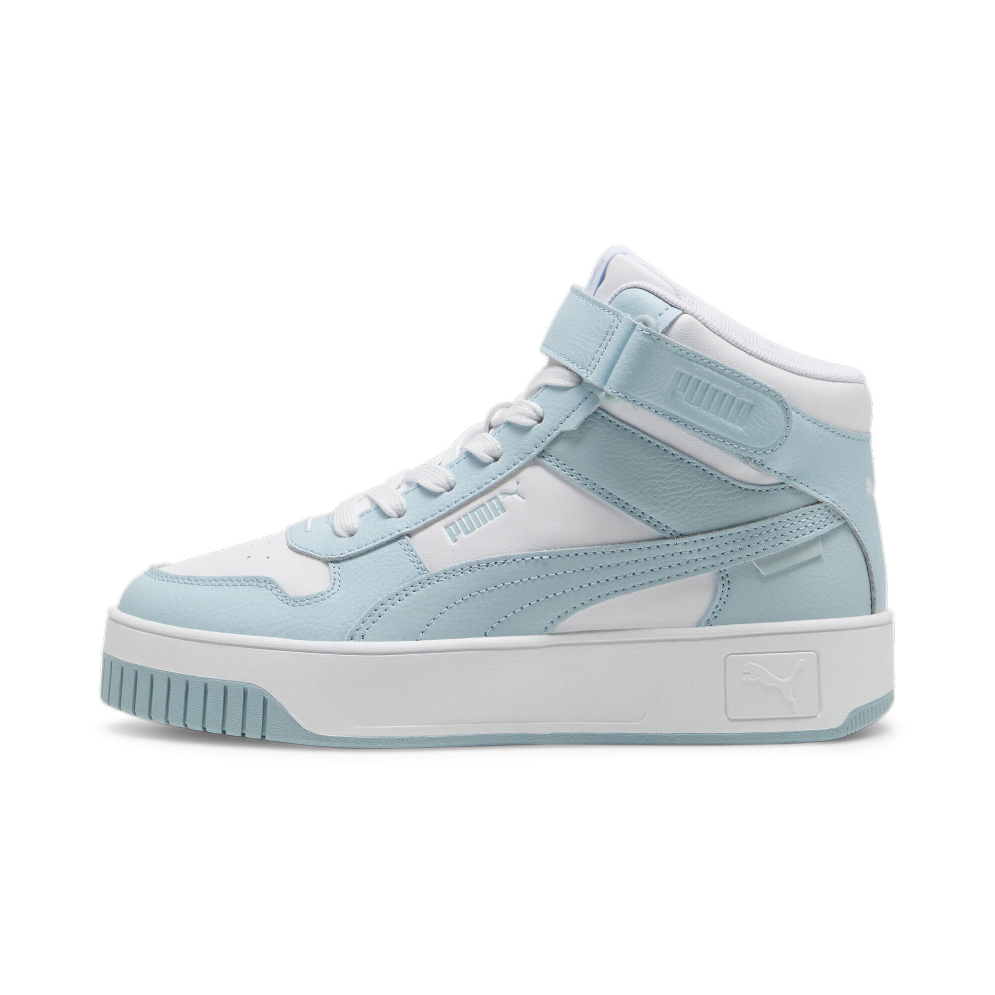 Sneakers mi-hautes Carina Street Femme PUMA White Turquoise Surf Blue 5/7
