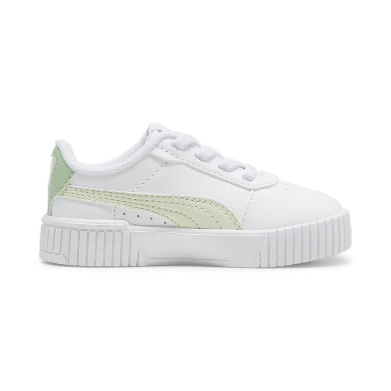 Carina 2.0 AC Sneakers Kinder PUMA White Green Illusion Pure