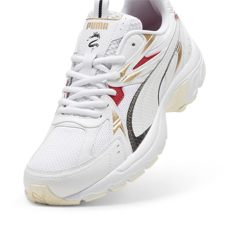 Sneakers Milenio Tech Dragon Year PUMA White Black Club Red Gold