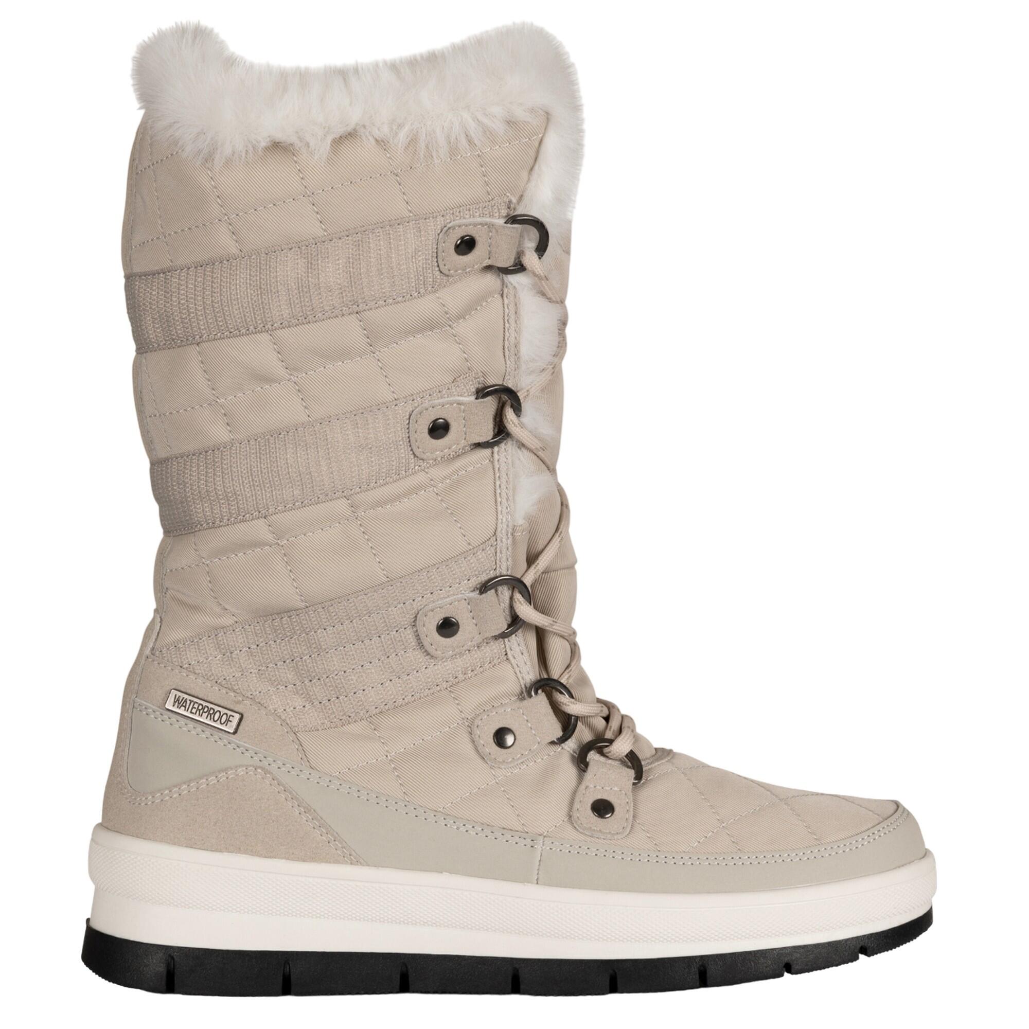 Schneestiefel "Evelyn" Damen Steinfarben 3/5