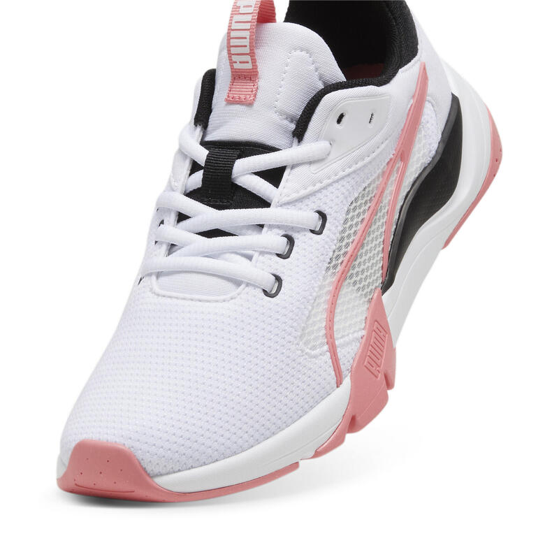 Zora sneakers voor dames PUMA White Passionfruit Black Pink