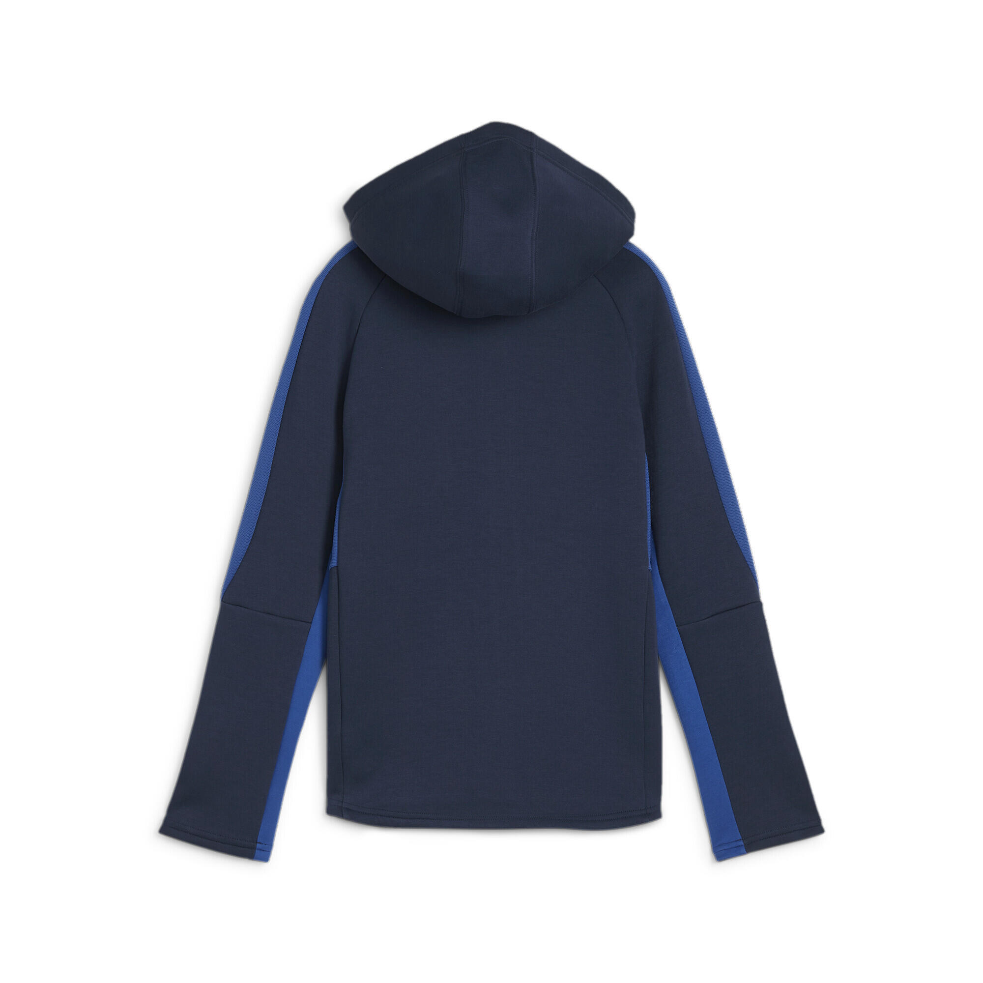 Casaco com capuz EVOSTRIPE com fecho integral para jovens PUMA Club Navy Blue 5/6