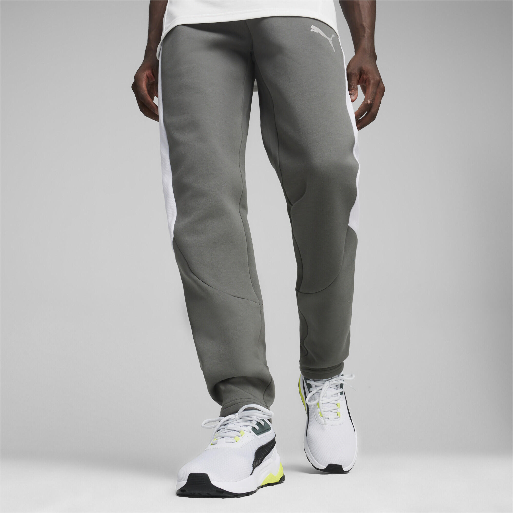 Pantalon de survêtement en maille EVOSTRIPE PUMA Mineral Gray 2/7