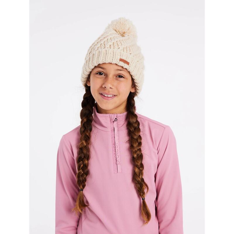 Girls Fabrizoy Jr 1_4 zip top 2024 - Trui - 873_cameo_pink - meisjes -