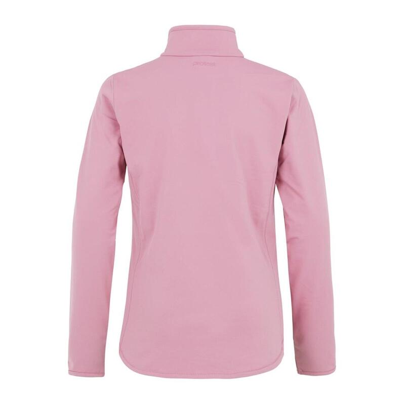 Girls Fabrizoy Jr 1_4 zip top 2024 - Trui - 873_cameo_pink - meisjes -