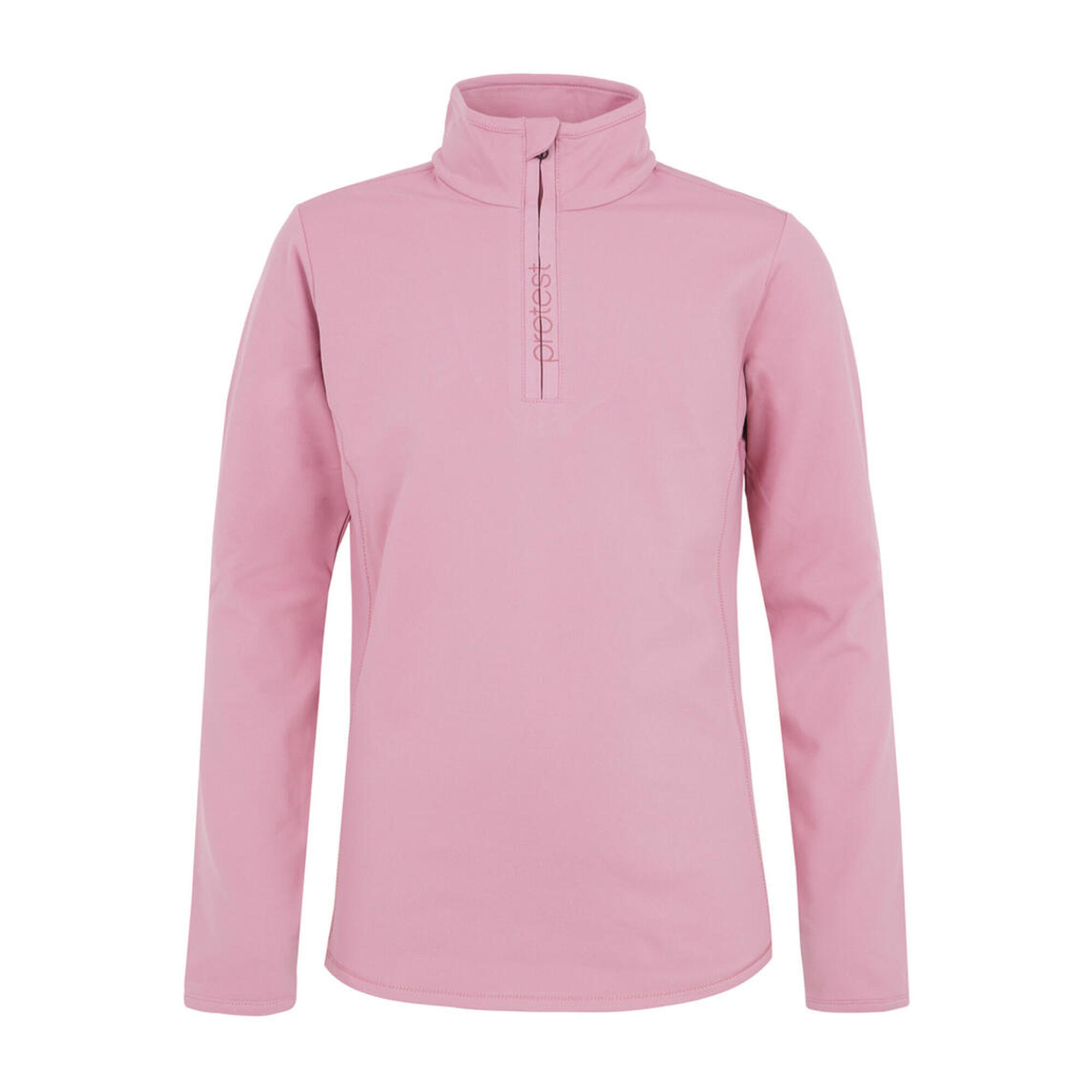 Protest - Polaire 1/4 Zip Fille Protest Fabrizoy - Pull - Rose - Decathlon