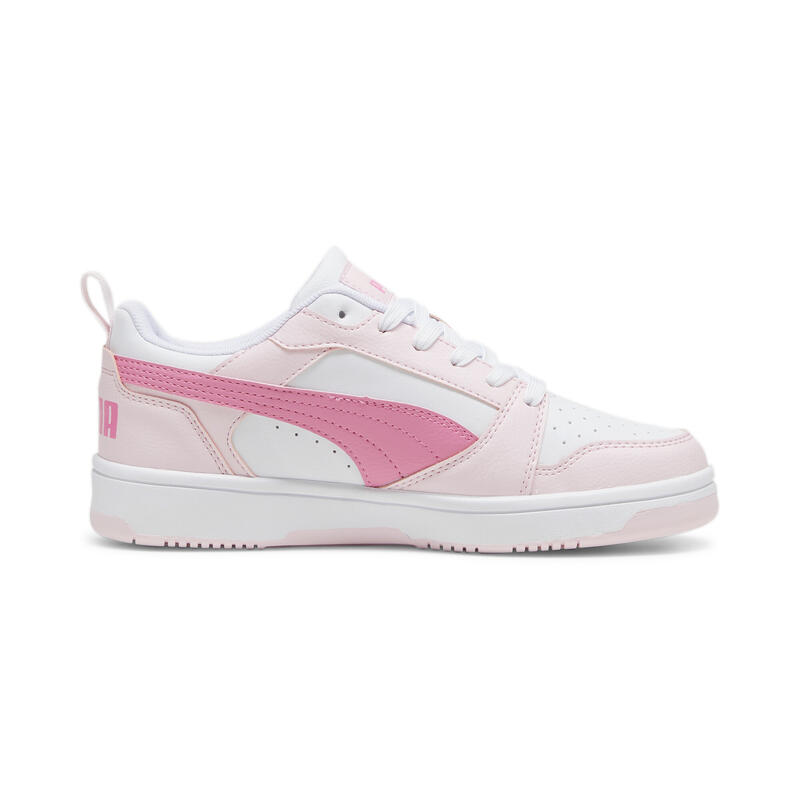 Rebound V6 Lo Sneakers Jugendliche PUMA White Fast Pink Whisp Of