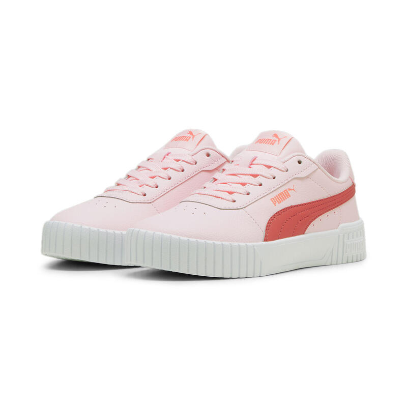 Baskets Carina 2.0 Enfant et Adolescent PUMA Whisp Of Pink Active Red White