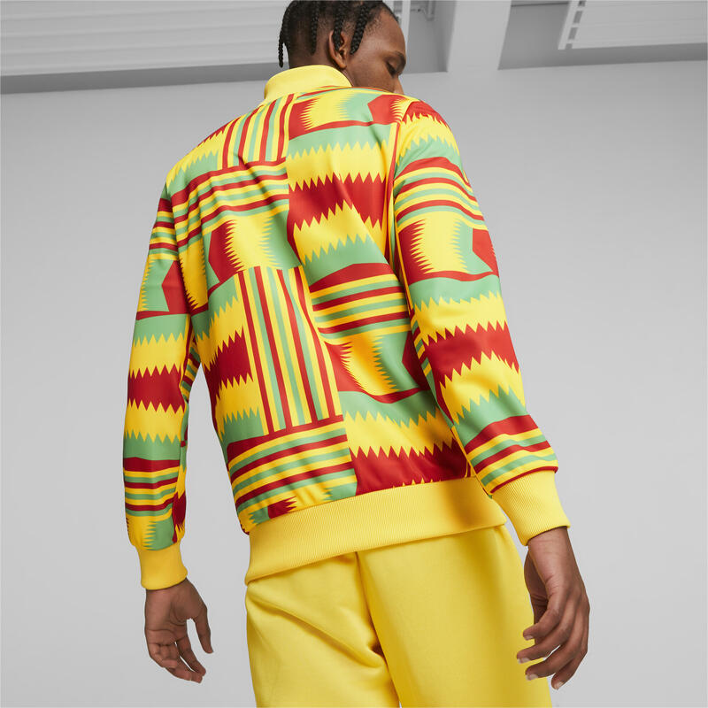 Veste de survêtement Ghana ftblCulture PUMA Pelé Yellow