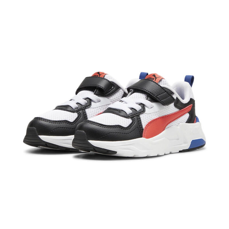 Trinity Lite Sneakers Kinder PUMA White Active Red Black