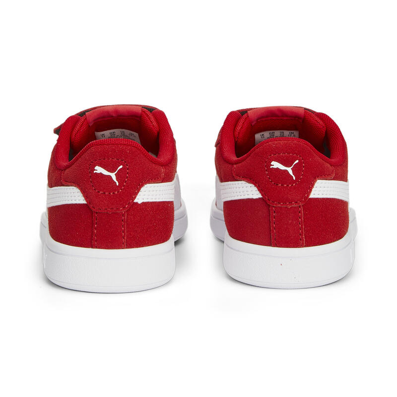 Smash 3.0 Suede sneakers voor kinderen PUMA For All Time Red White