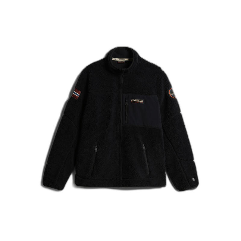 Pull Polaire Napapijri Pour Enfant - Taille 8 Ans - Couleur Rouge - Occasion En Très Bon état (impeccable)